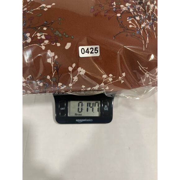 Anthropologie Smocked Baby Doll Milk Maid Dress Brown Floral L Boho Cottagecore - Picture 10 of 10